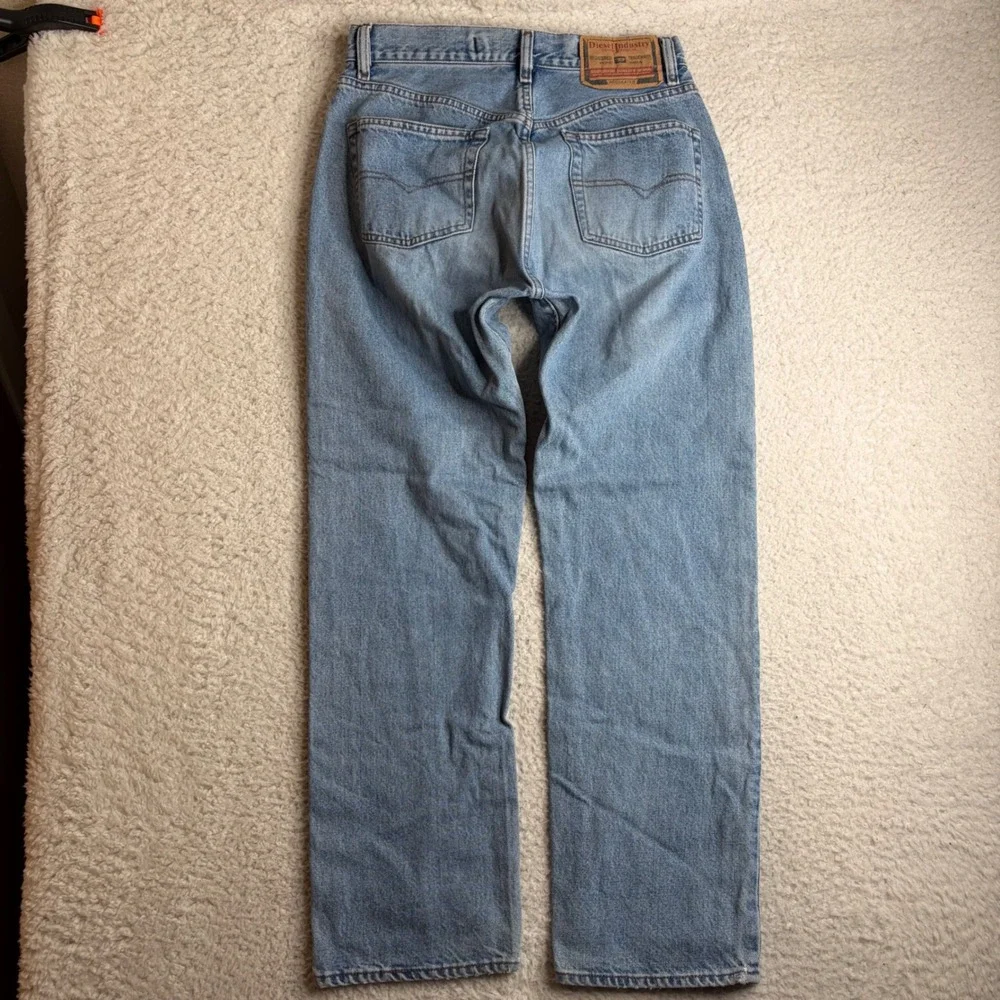 Vintage Diesel Keetar Jeans Mens 31 (29x29) Light Wash Straight Leg Denim Italy